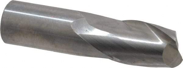 OSG - 3/4", 1" LOC, 3/4" Shank Diam, 3" OAL, 2 Flute, Solid Carbide Square End Mill - Single End, Uncoated, Spiral Flute, 30° Helix, Centercutting, Right Hand Cut, Right Hand Flute, Series 412 - Eagle Tool & Supply