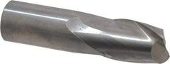 OSG - 3/4", 1" LOC, 3/4" Shank Diam, 3" OAL, 2 Flute, Solid Carbide Square End Mill - Single End, Uncoated, Spiral Flute, 30° Helix, Centercutting, Right Hand Cut, Right Hand Flute, Series 412 - Eagle Tool & Supply