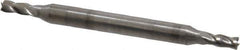 OSG - 5/64", 5/32" LOC, 1/8" Shank Diam, 1-1/2" OAL, 4 Flute, Solid Carbide Square End Mill - Double End, Uncoated, Spiral Flute, 30° Helix, Centercutting, Right Hand Cut, Right Hand Flute, Series 424 - Eagle Tool & Supply