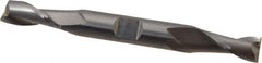 OSG - 11/32", 3/4" LOC, 3/8" Shank Diam, 3-1/2" OAL, 2 Flute, Solid Carbide Square End Mill - Double End, Uncoated, Spiral Flute, 30° Helix, Centercutting, Right Hand Cut, Right Hand Flute, Series 442 - Eagle Tool & Supply