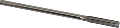 Interstate - 3/8" High Speed Steel Chucking Reamer - Straight Flute, 0.3105" Straight Shank, 1-3/4" Flute Length, 7" OAL - Eagle Tool & Supply