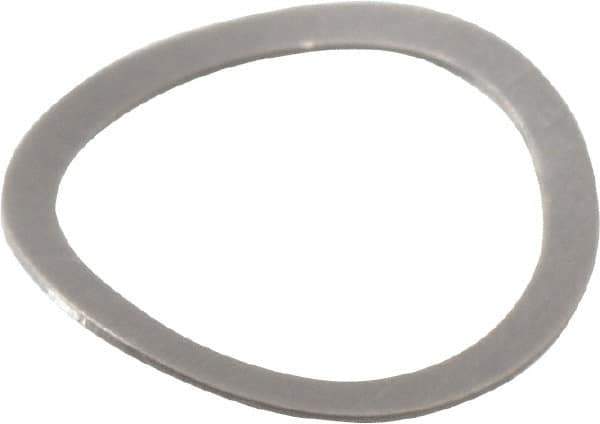 Gardner Spring - 0.194" ID x 0.242" OD, Grade 302 Stainless Steel Wave Disc Spring - 0.006" Thick, 0.03" Overall Height, 0.015" Deflection, 0.75 Lb at Deflection - Eagle Tool & Supply