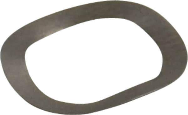 Gardner Spring - 0.35" ID x 0.492" OD, Grade 302 Stainless Steel Wave Disc Spring - 0.007" Thick, 0.035" Overall Height, 0.02" Deflection, 4 Lb at Deflection - Eagle Tool & Supply