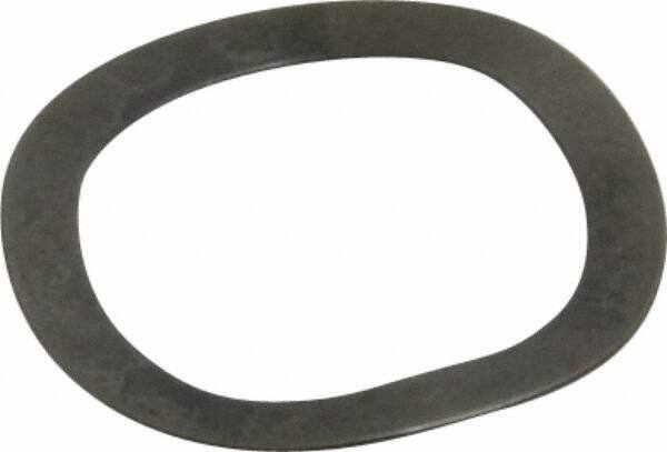 Gardner Spring - 0.459" ID x 0.608" OD, Grade 1074-1095 Steel Wave Disc Spring - 0.008" Thick, 0.037" Overall Height, 0.025" Deflection, 4 Lb at Deflection - Eagle Tool & Supply