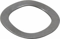 Gardner Spring - 0.44" ID x 0.618" OD, Grade 1074-1095 Steel Wave Disc Spring - 0.008" Thick, 0.04" Overall Height, 0.025" Deflection, 4 Lb at Deflection - Eagle Tool & Supply