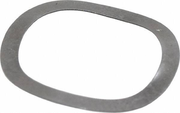 Gardner Spring - 0.839" ID x 1.08" OD, Grade 1074 Steel Wave Disc Spring - 0.012" Thick, 0.073" Overall Height, 0.036" Deflection, 10 Lb at Deflection - Eagle Tool & Supply