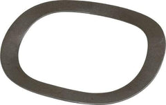 Gardner Spring - 1.051" ID x 1.351" OD, Grade 1074 Steel Wave Disc Spring - 0.015" Thick, 0.099" Overall Height, 0.049" Deflection, 18 Lb at Deflection - Eagle Tool & Supply