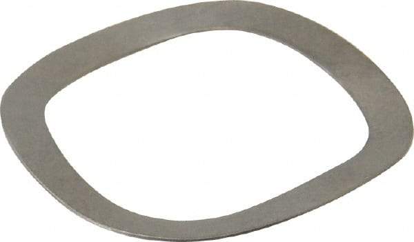 Gardner Spring - 1.051" ID x 1.351" OD, Grade 302 Stainless Steel Wave Disc Spring - 0.015" Thick, 0.099" Overall Height, 0.0336" Deflection - Eagle Tool & Supply