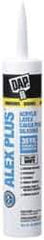 DAP - 10.1 oz Cartridge White Acrylic & Latex Caulk - -20 to 180°F Operating Temp, 30 min Tack Free Dry Time - Eagle Tool & Supply