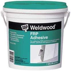 DAP - 128 Fluid Ounce Container, Gray, Tub Synthetic Latex Construction Adhesive - Service Temp from 40 to 60°F, Indoor - Eagle Tool & Supply