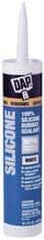 DAP - 10.1 oz Tube White RTV Silicone Joint Sealant - -40 to 400°F Operating Temp, 10 to 20 min Tack Free Dry Time, 24 hr Full Cure Time - Eagle Tool & Supply