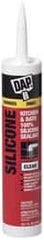 DAP - 10.1 oz Tube Clear RTV Silicone Joint Sealant - -40 to 400°F Operating Temp, 10 to 25 min Tack Free Dry Time, 24 hr Full Cure Time - Eagle Tool & Supply