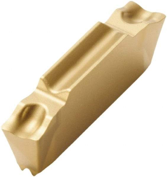Seco - LCMF, 0.118" Cutting Width, CP500 Grade, Double End Multi-Directional Turning Insert - TiAlN, TiN Coated - Eagle Tool & Supply