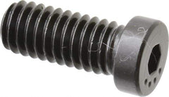 Made in USA - 5/16-18 UNC Hex Socket Drive, Low Socket Cap Screw - Grade 4037 Alloy Steel, Black Oxide Finish, Fully Threaded, 3/4" Length Under Head - Eagle Tool & Supply
