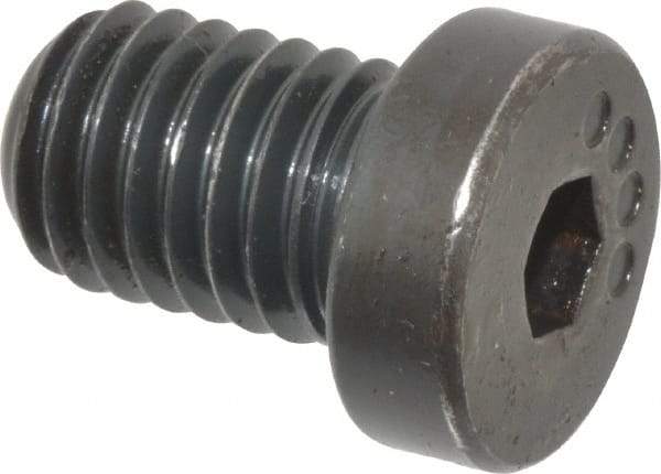 Made in USA - 1/2-13 UNC Hex Socket Drive, Low Socket Cap Screw - Grade 4037 Alloy Steel, Black Oxide Finish, Fully Threaded, 3/4" Length Under Head - Eagle Tool & Supply