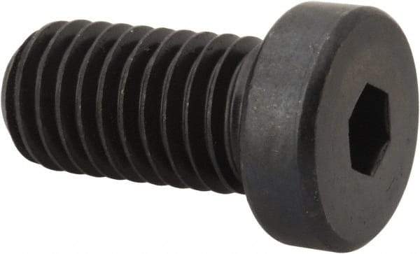 Made in USA - 1/2-13 UNC Hex Socket Drive, Low Socket Cap Screw - Grade 4037 Alloy Steel, Black Oxide Finish, Fully Threaded, 1" Length Under Head - Eagle Tool & Supply