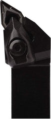 Seco - DDJN, Left Hand Cut, 93° Lead Angle, 1" Shank Height x 1" Shank Width, Negative Rake Indexable Turning Toolholder - 6" OAL, DNMG 432 Insert Compatibility, Series Dual Clamp - Eagle Tool & Supply