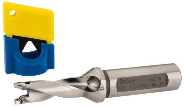 Iscar - 12 to 12.4mm Diam, 3xD, 36mm Max Depth, 16mm Shank Diam, 101mm OAL, Replaceable Tip Drill - FCP, ICK, ICK-2M, ICM, ICN, ICP, ICP-2M Insert, 12 Seat Size, DCN Toolholder, Series SumoCham - Eagle Tool & Supply