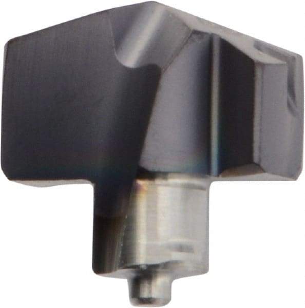 Iscar - Series ICP, 9.7mm Diam Grade IC908 140° Replaceable Drill Tip - Carbide, TiAlN Finish, 9 Seat Size - Eagle Tool & Supply