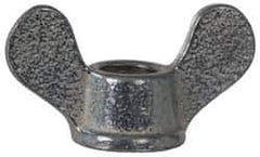 Value Collection - 5/8-11 UNC, Zinc Plated, Steel Standard Wing Nut - Grade 1015-1025, 2-7/16" Wing Span, 1-1/4" Wing Span, 1-1/16" Base Diam - Eagle Tool & Supply