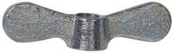 Value Collection - 3/8-16 UNC, Uncoated, Steel Standard Wing Nut - Grade 1015-1025, 2-1/2" Wing Span, 0.69" Wing Span, 9/16" Base Diam - Eagle Tool & Supply