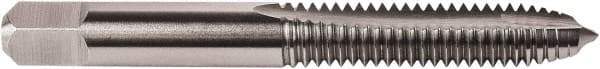Union Butterfield - 1/2-13 UNC, 3 Flute, TiN Finish, High Speed Steel Spiral Point Tap - Plug Chamfer, Right Hand Thread, 3-3/8" OAL, 1-21/32" Thread Length, 0.367" Shank Diam, 2B/3B Class of Fit, Series TN1585 - Exact Industrial Supply
