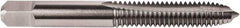 Union Butterfield - 1/2-13 UNC, 3 Flute, TiN Finish, High Speed Steel Spiral Point Tap - Plug Chamfer, Right Hand Thread, 3-3/8" OAL, 1-21/32" Thread Length, 0.367" Shank Diam, 2B/3B Class of Fit, Series TN1585 - Exact Industrial Supply