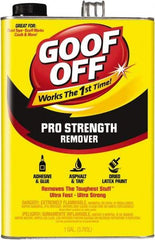 Goof Off - 1 Gal Can Adhesive Remover - Removes Caulk Residue, Chewing Gum, Crayon, Glue, Marker, Paint, Pen, Scuff Marks, Tar, Stickers & Tree Sap - Eagle Tool & Supply