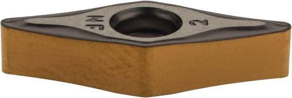 Iscar - VNMG2.5-2 NF Grade IC807 Carbide Turning Insert - TiAlN Finish, 35° Diamond, 9/32" Inscr Circle, 5/32" Thick, 1/32" Corner Radius - Eagle Tool & Supply