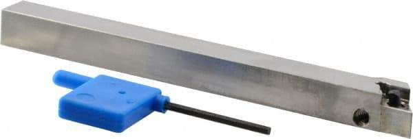 Iscar - PDAC, Left Hand Cut, 1/2" Shank Height x 1/2" Shank Width, Neutral Rake Indexable Turning Toolholder - 5.9" OAL, DC.. Insert Compatibility, Series Isoturn - Eagle Tool & Supply