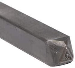 Made in USA - 3/16 Inch Character Size, 24 within a Triangle, Code Stamp - Steel - Eagle Tool & Supply