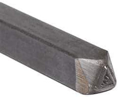 Made in USA - 3/16 Inch Character Size, 42 within a Triangle, Code Stamp - Steel - Eagle Tool & Supply