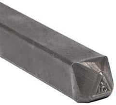 Made in USA - 3/16 Inch Character Size, 51 within a Triangle, Code Stamp - Steel - Eagle Tool & Supply