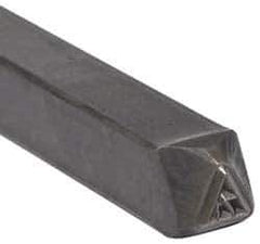 Made in USA - 3/16 Inch Character Size, 71 within a Triangle, Code Stamp - Steel - Eagle Tool & Supply