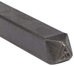 Made in USA - 3/16 Inch Character Size, 78 within a Triangle, Code Stamp - Steel - Eagle Tool & Supply