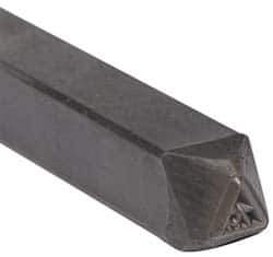 Made in USA - 3/16 Inch Character Size, 79 within a Triangle, Code Stamp - Steel - Eagle Tool & Supply