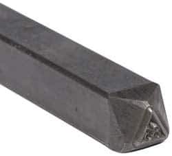 Made in USA - 3/16 Inch Character Size, 83 within a Triangle, Code Stamp - Steel - Eagle Tool & Supply