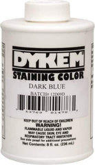 Dykem - 8 Ounce Dark Blue Staining Color - Brush in Cap Container - Eagle Tool & Supply