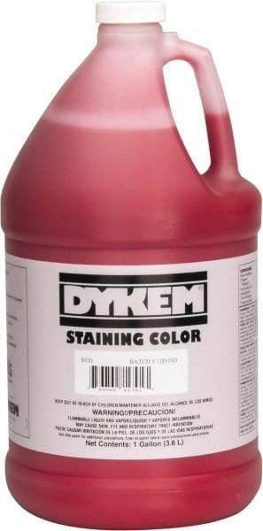 Dykem - 1 Gallon Red Staining Color - Bottle - Eagle Tool & Supply