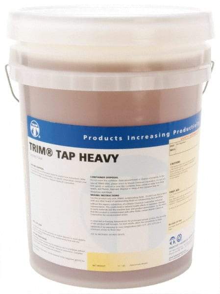 Master Fluid Solutions - Trim Tap Heavy, 5 Gal Pail Tapping Fluid - Straight Oil, For Reaming, Threading - Eagle Tool & Supply