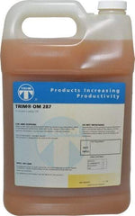 Master Fluid Solutions - Trim OM 287, 1 Gal Bottle Cutting Fluid - Straight Oil, For Machining - Eagle Tool & Supply