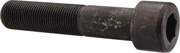 Value Collection - 1-12 UNF Hex Socket Drive, Socket Cap Screw - Alloy Steel, Black Oxide Finish, Partially Threaded, 5" Length Under Head - Eagle Tool & Supply