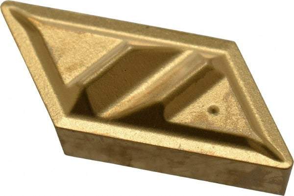 Kennametal - NPGR51, KC850 Grade Carbide Profiling Insert - TiC/TiCN/TiN Finish, 55° Incl Angle, Parallelogram, 0.4567" Side Length, 1/8" Thick, 1/64" Corner Radius - Eagle Tool & Supply