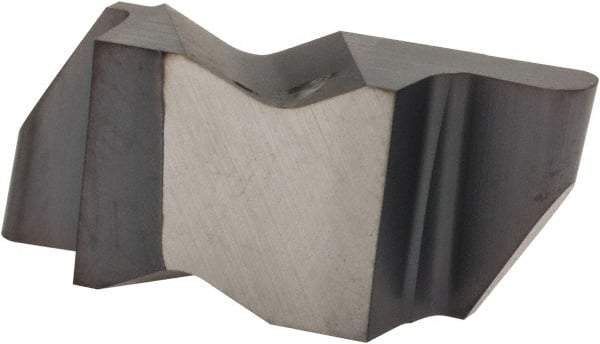 Kennametal - 3047NR Grade KC5010, 2.39mm Cutting Width Carbide Grooving Insert - 3.81mm Max Depth of Cut, Right Hand, 1.19mm Corner Radius, TiAlN Finish - Eagle Tool & Supply