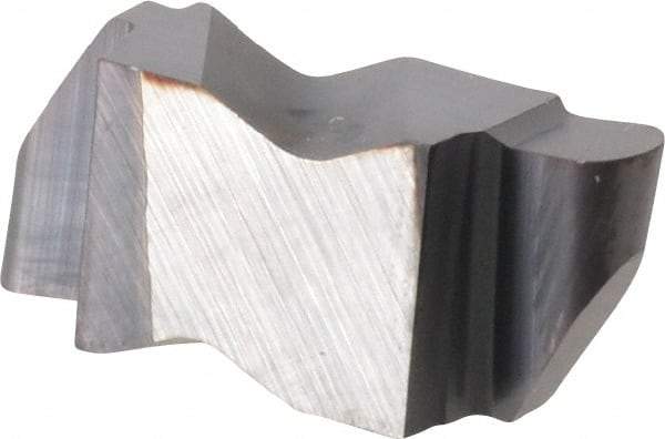 Kennametal - 3062NRP Grade KC5010, 3.18mm Cutting Width Carbide Grooving Insert - 3.81mm Max Depth of Cut, Right Hand, 1.59mm Corner Radius, TiAlN Finish - Eagle Tool & Supply