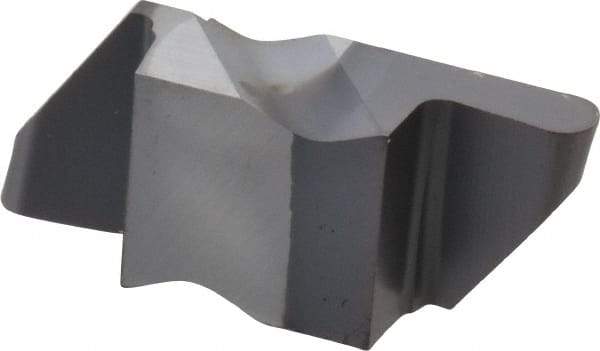 Kennametal - 4062NRD Grade KC5010, 3.18mm Cutting Width Carbide Grooving Insert - 6.35mm Max Depth of Cut, Right Hand, 1.59mm Corner Radius, TiAlN Finish - Eagle Tool & Supply