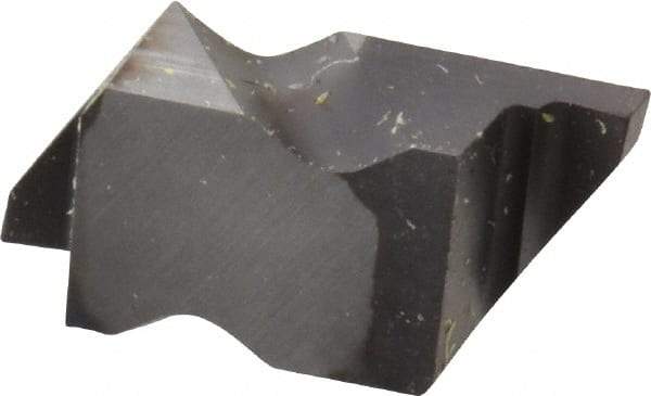 Kennametal - 2047NG Grade KC5010, 1.19mm Cutting Width Carbide Grooving Insert - 1.27mm Max Depth of Cut, Right Hand, 0.09mm Corner Radius, TiAlN Finish - Eagle Tool & Supply