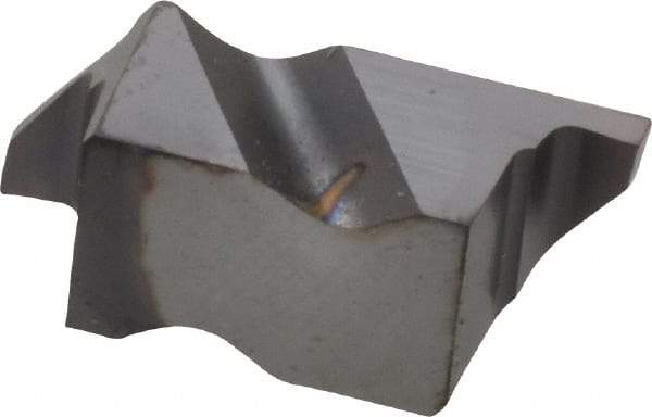 Kennametal - 2031NG Grade KC5025, 0.79mm Cutting Width Carbide Grooving Insert - 1.27mm Max Depth of Cut, Right Hand, 0.09mm Corner Radius, TiAlN Finish - Eagle Tool & Supply