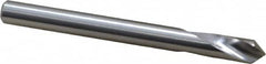 90° 0.2362″ Diam 2-5/8″ OAL Cobalt Spotting Drill Bright/Uncoated, 0.8″ Flute Length, 0.2362″ Shank Diam, RH Cut, Series 195