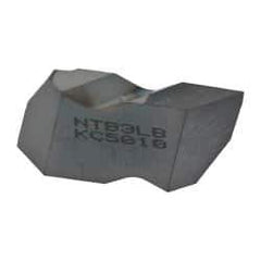 Kennametal - NTB3 Grade KC5010, Internal/External American Buttress Threading Insert - 8 to 16 TPI Int Pitch, Left Hand Insert, TiAlN Finish, Carbide - Eagle Tool & Supply